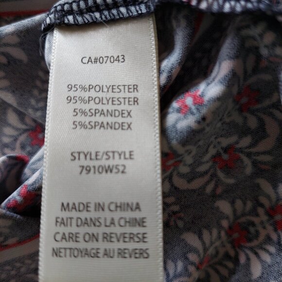 Women's Max Studio Nordstrom Long Sleeve Faux Wrap Floral Dress, Size S - Picture 5 of 10